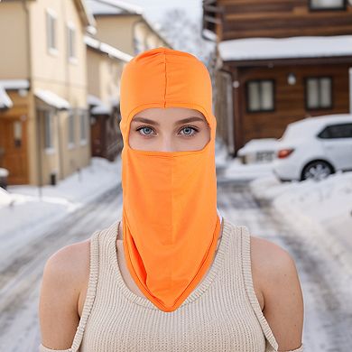 Ice Silk Solid Color Balaclava Face Mask 1 Pc