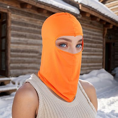 Ice Silk Solid Color Balaclava Face Mask 1 Pc