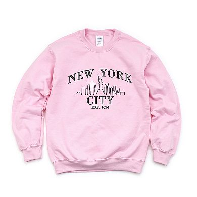 Embroidered New York City - Women's Graphic Sweatshirt