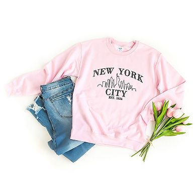 Embroidered New York City - Women's Graphic Sweatshirt