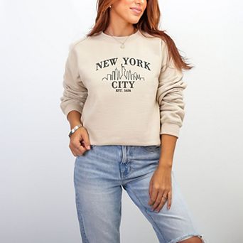 Embroidered New York City - Women's Graphic Sweatshirt
