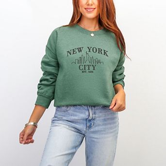 Embroidered New York City - Women's Graphic Sweatshirt