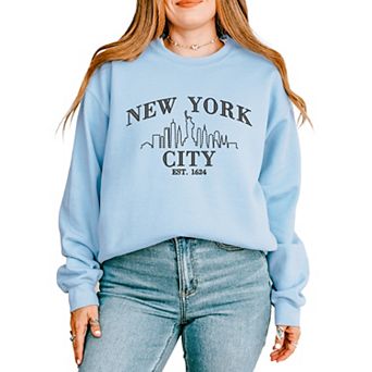 Embroidered New York City - Women's Graphic Sweatshirt