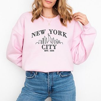 Embroidered New York City - Women's Graphic Sweatshirt