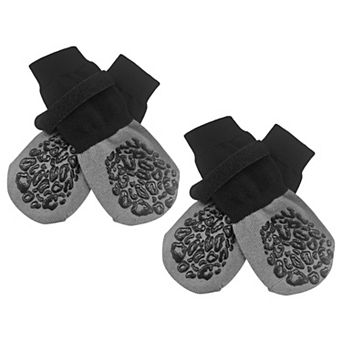 4 pc Non-Slip Dog Socks with Reflective Adjustable Tapes