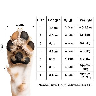 4Pcs Paw Protection for Dogs Waterproof Socks with Adjustable Straps