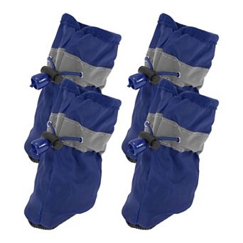 4 pc Paw Protection for Dogs Waterproof Socks with Adjustable Straps