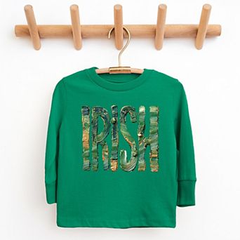 Irish Paint Print - Youth Long Sleeve Graphic T-Shirt