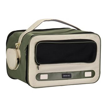 1 pc Breathable Dog Carrier Carrying Case Pet Travel Bag, 21.7x13x13 Inch
