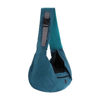 1 pc Dog Sling Carrier Soft Pouch Waterproof for Small Pet, 33.46x25.59 Inch