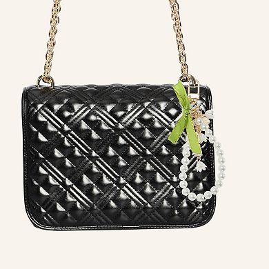 Stylish Handbag Charm White Green 1 Pc