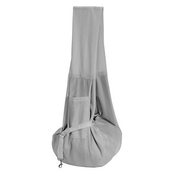 1 pc Dog Sling Carrier Breathable Mesh with Pocket for Small Pet, 32.28x25.59 Inch