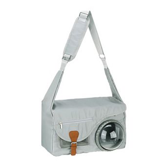 1 pc Bubble Pet Carrier Travel Pet Carrier for Kitten Small Dogs, 17.7x7.9x9.8 Inch