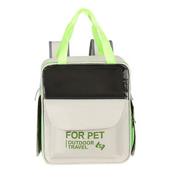 1 pc Pet Backpack Carrier, Intended for Hiking / Camping, 14.17x9.45x14.17 Inch