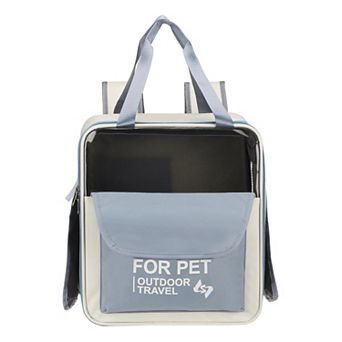 1 pc Pet Backpack Carrier, Intended for Hiking / Camping, 14.17x9.45x14.17 Inch