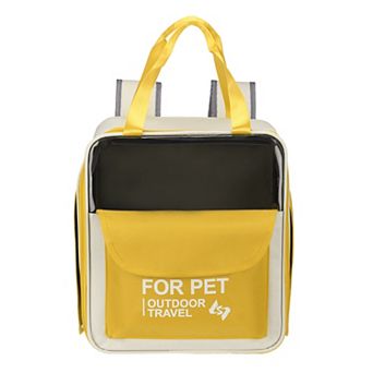 1 pc Pet Backpack Carrier, Intended for Hiking / Camping, 14.17x9.45x14.17 Inch