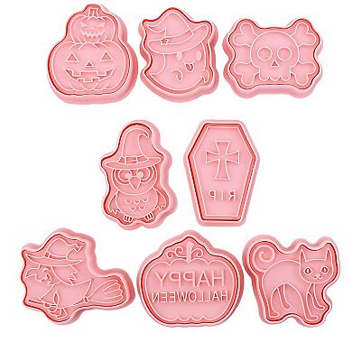 Halloween Cookie Cutter Set Variety Pack 8 Pcs