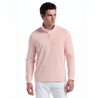Men’s PGA Tour Space Dye Heather Long Sleeve Quarter-Zip Pullover