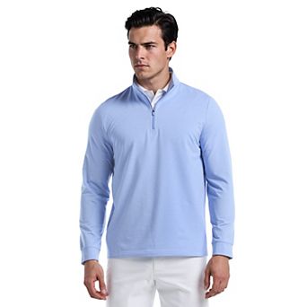 Men’s PGA Tour Space Dye Heather Long Sleeve Quarter-Zip Pullover