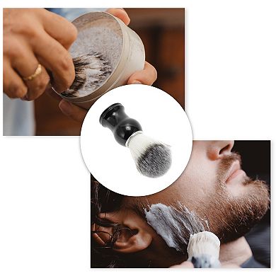 Durable and Shaving Brush 4.13"x1.5" Black 1 Pc for Men