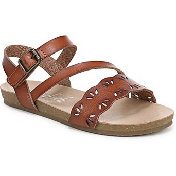 Blowfish Malibu Giddy Up-K Girls Faux Leather Strappy Sandals