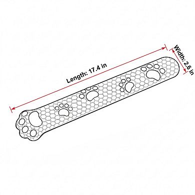 Soft Fabric Keyboard Wrist Rest with Ergonomic Cushion Support