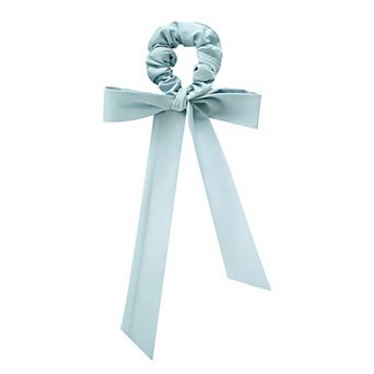 Elastic Hair Ties with Long Bows, Hair Scrunchies with Knotted Bow Ribbon for Women Girls