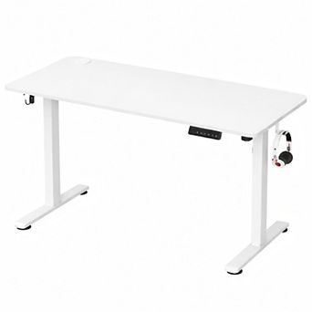 Lufeiya Electric Computer Desk, Height Adjustable Stand Desk with Memory Presets, Office Work Desk