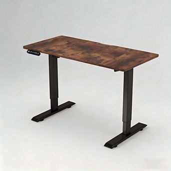 Lufeiya 48 Inch Height Adjustable Computer Desk with Lift-Up Design, Sit Stand Desk, Writing Desk