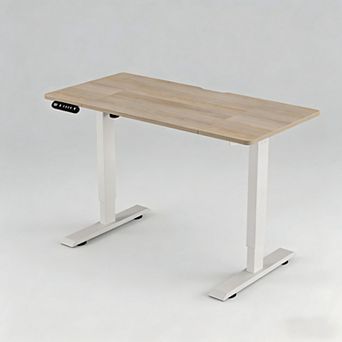 Lufeiya 48 Inch Height Adjustable Computer Desk with Lift-Up Design, Sit Stand Desk, Writing Desk