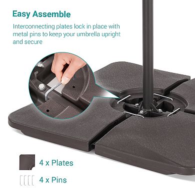 Heavy Duty Patio Umbrella Base Suit for Cantilever Umbrella From 8FT to 10FT
