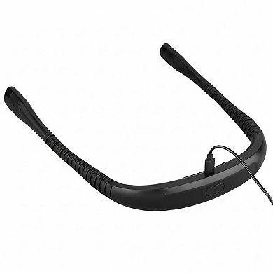 Wearable Neck Reading Light with Dual Adjustable LED Arms and Hands-Free Flexible Design