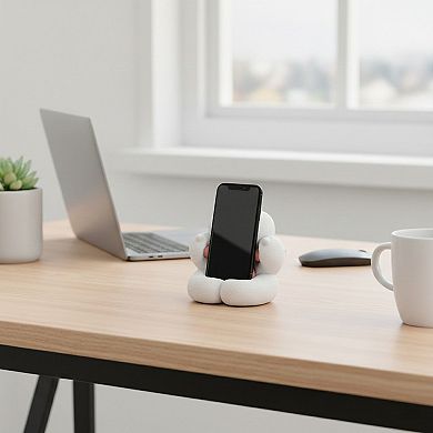 Paw Shape Desk Toy Phone Stand Soft Squishy Decorative Desktop Accessory