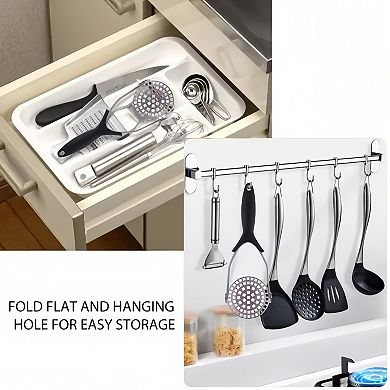 Stainless Steel Potato Masher with Ergonomic Handle for Mashed Potatoes and Vegetables