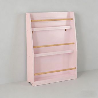 Lufeiya 3 tier Kids BookShelf, Kids Book Rack for Toddlers, Bookcase, Wooden Book Organizer