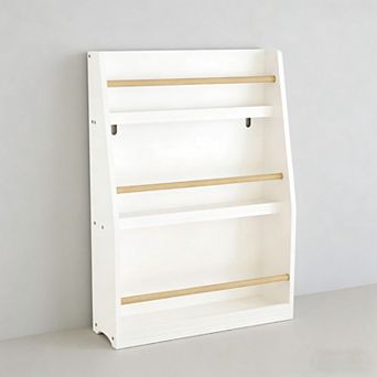 Lufeiya 3 tier Kids BookShelf, Kids Book Rack for Toddlers, Bookcase, Wooden Book Organizer