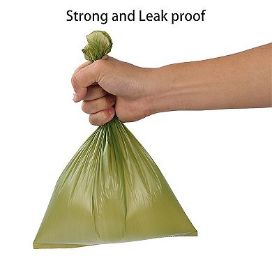 Biodegradable Dog Waste Bags Leakproof Easy Tear Pet Cleanup Bags with Dispenser