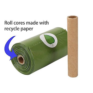 Biodegradable Dog Waste Bags Leakproof Easy Tear Pet Cleanup Bags with Dispenser