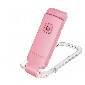 Clip-On Rechargeable LED Reading Light with Adjustable Angle and Compact Foldable Design
