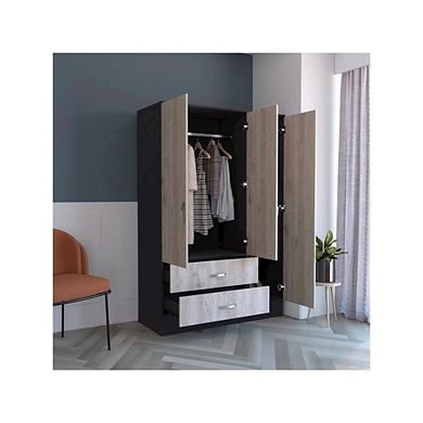 Bolton 120 Mirrored Armoire