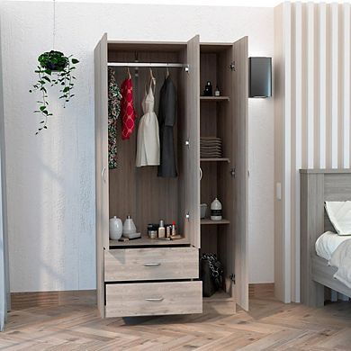 Bolton 120 Mirrored Armoire