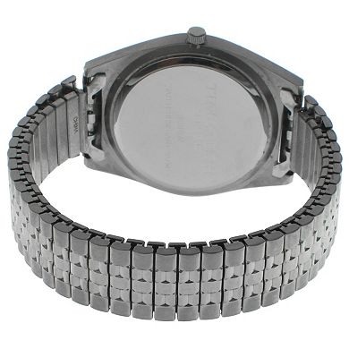 TIMETECH Men's Water Resistant Quartz Miyota Two-Tone Stainless Steel Expansion Watch