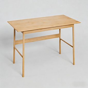 Lufeiya Computer Desk with Spacious Desktop, Writing Study Table for Home Office Gaming Workspace