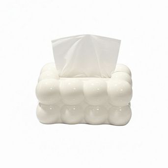 Bubble Cube Tissue Box Cover Decorative Tabletop Holder