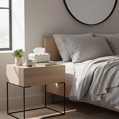 Bubble Cube Tissue Box Cover Decorative Tabletop Holder