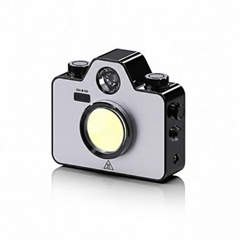 Retro Camera Style Rechargeable LED Light with Adjustable Brightness and Multiple Light Modes