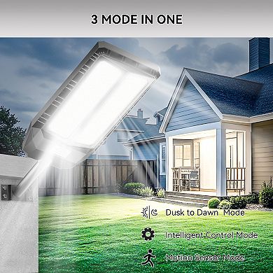 Solar Lights Outdoor Dusk to Dawn, Solar Street Lights with Motion Sensor for Yard