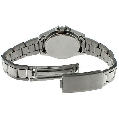 TIMETECH Women'sWater Resistant Stainless Steel Round Two-Tone Bracelet Watch