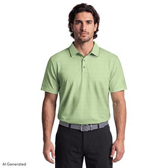 Men's PGA Tour Jaspe Airflux Short Sleeve Golf Polo Shirt
