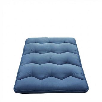 Japanese Futon Mattress 5-Layer Comfort Foldable Soft Microfiber Multi-Use Tatami Camping Floor Bed